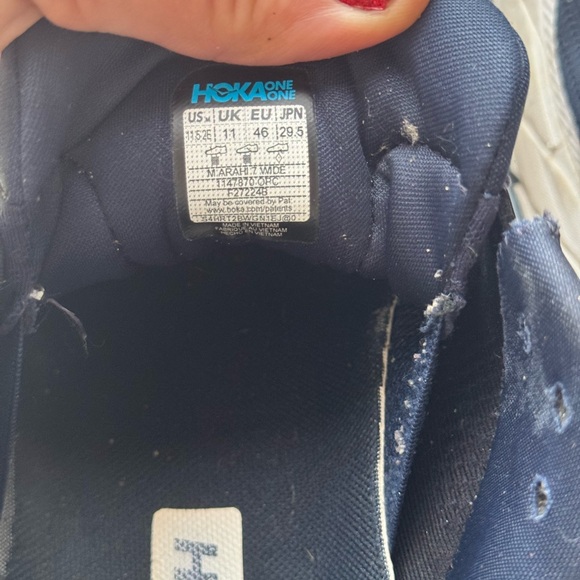 Hoka Arahi 7 Men's Dark Blue Sneakers - Picture 6 of 6